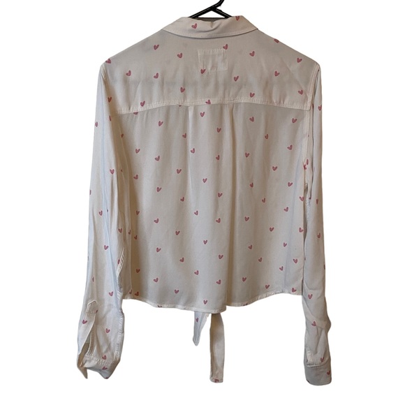 Rails Scribble Heart Button Down Shirt Tie Valentines Day - Picture 3 of 9